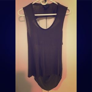 Trouve Blouse with open back